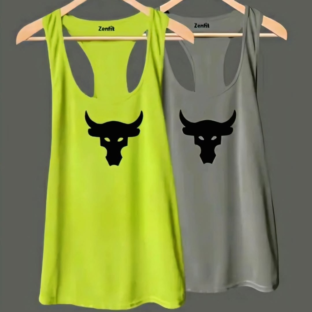 Gym Tank Top - Activewear Racerback Sports Vest (S)