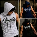 Sleeveless Hoodie for Men – Gym & Sports Workout Tank Top
