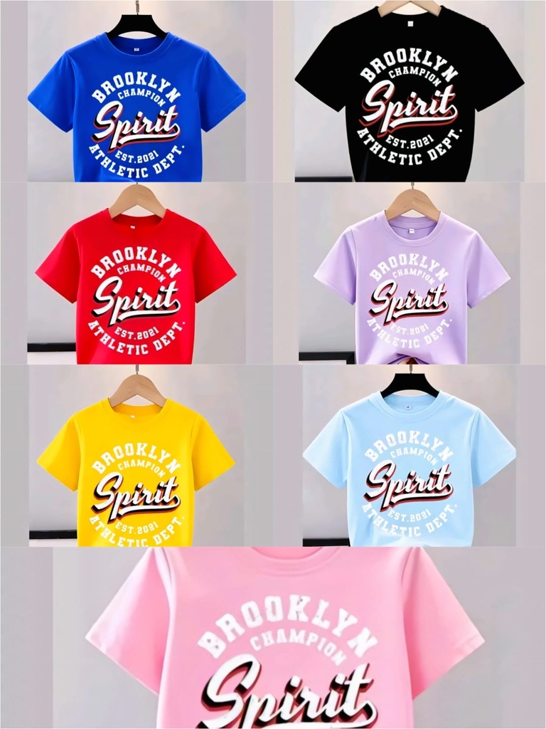 Kids T-Shirt Cotton Clothing (3-4Y, Blue)
