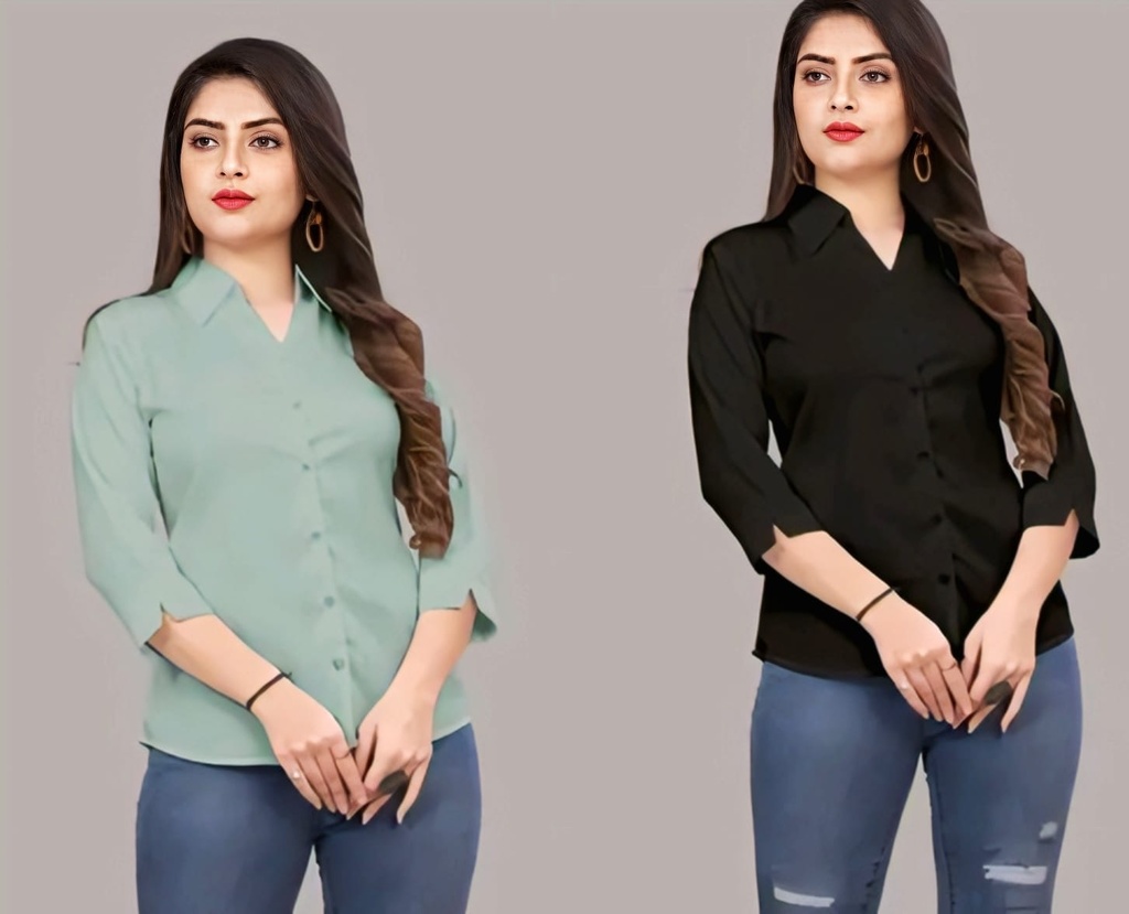 Shirt Pack Of 2 Women V (S)