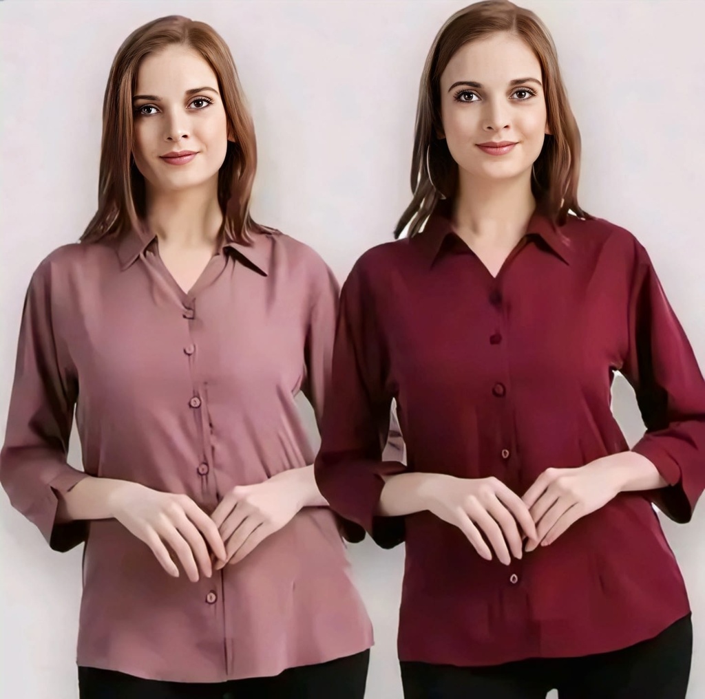 Women Shirt Pack of 2 IX (S)