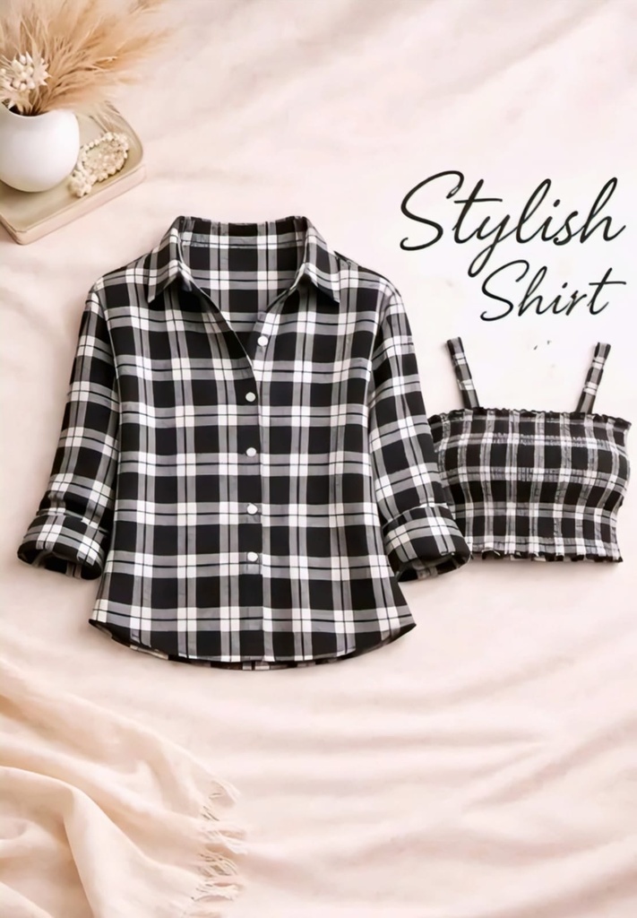 Shirt Set Top Blouse Shirt (1-2Y)