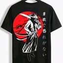Men's Samurai Anime Cotton T-Shirt