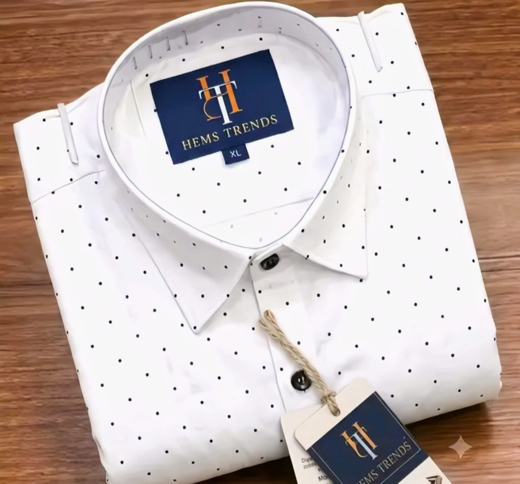 Men Shirt Casual Slim Fit (S)