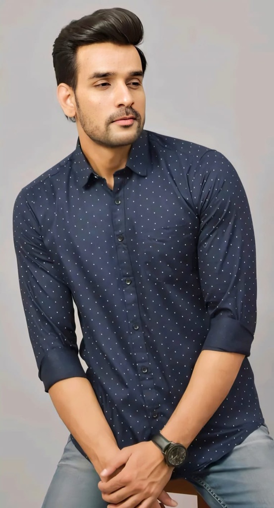 Men Shirt Casual Slim Fit III (S)