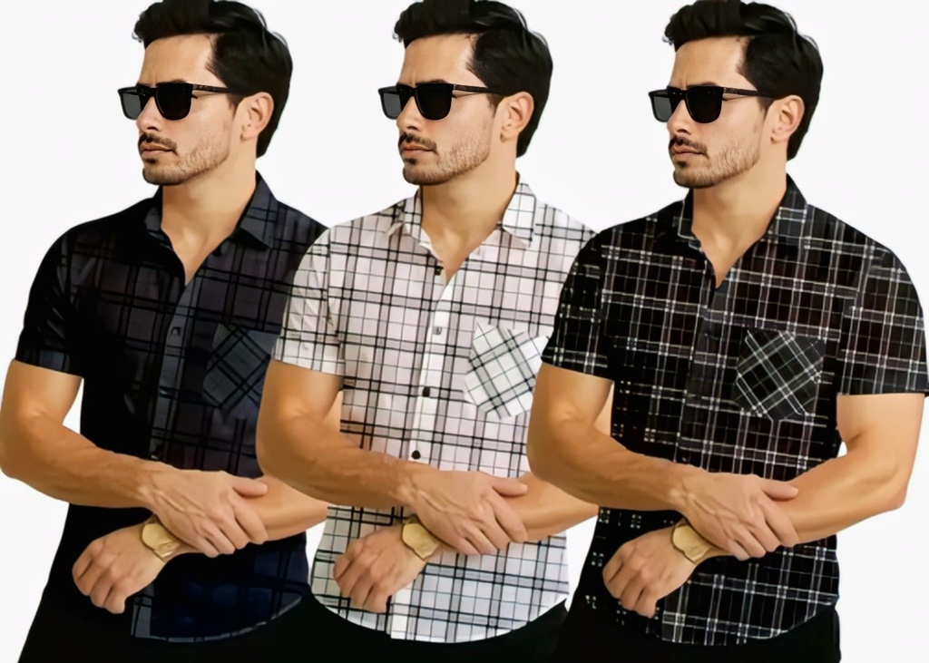 Men Pack Of 3 TShirt I (S)