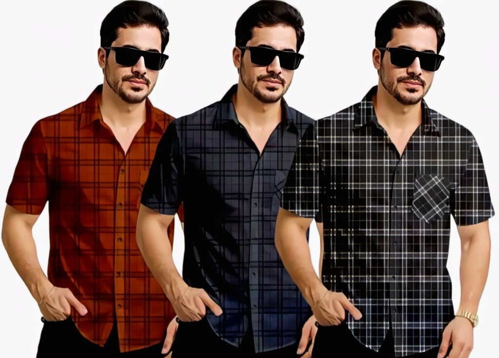 Men Pack Of 3 TShirt III (S)