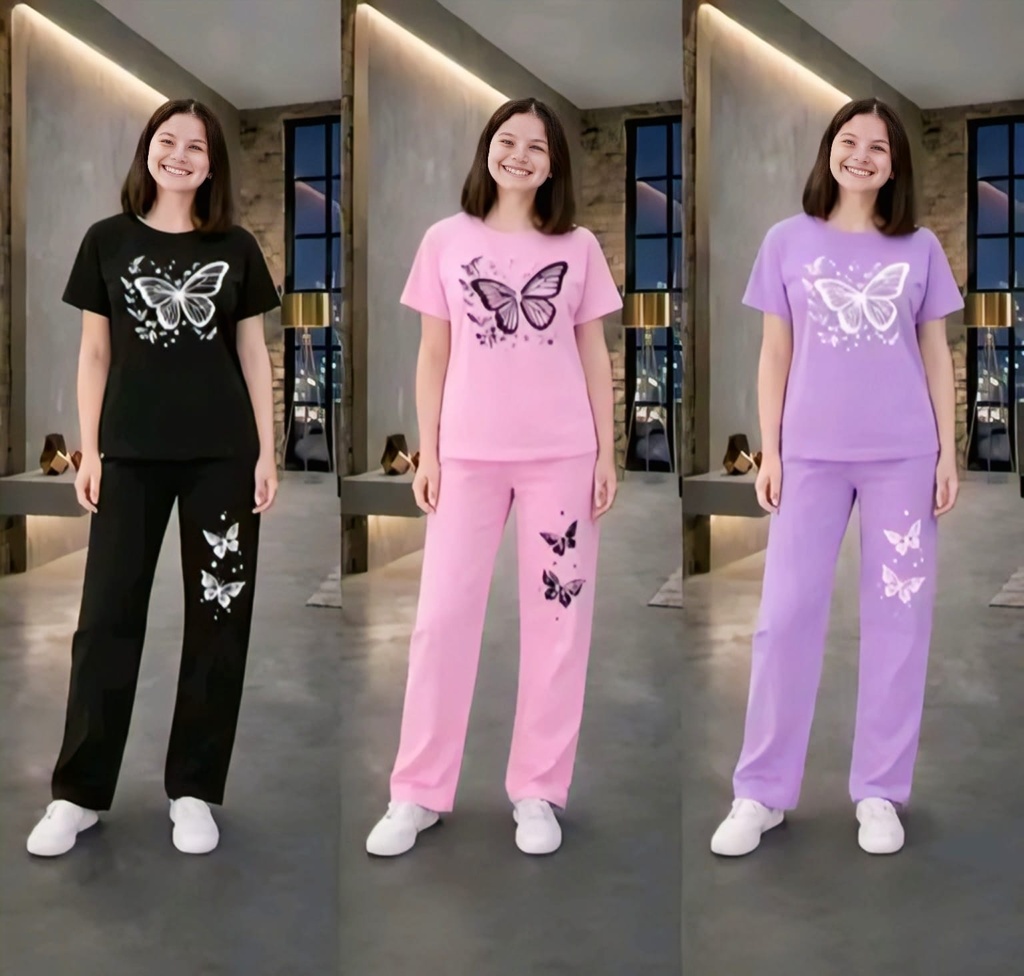 Cotton Nightwear Set 3 Combo (7-8Y)