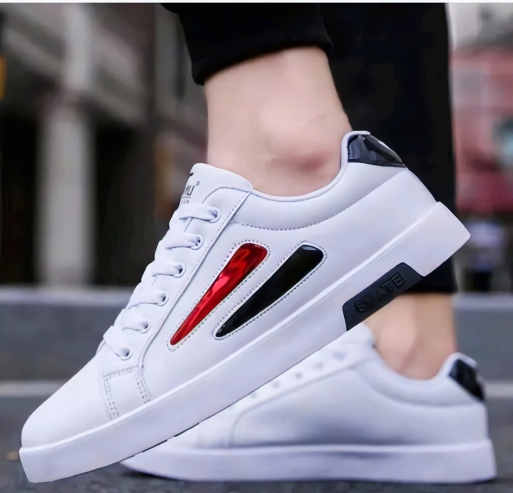 White Men Casual Sneakers Shoes (6)