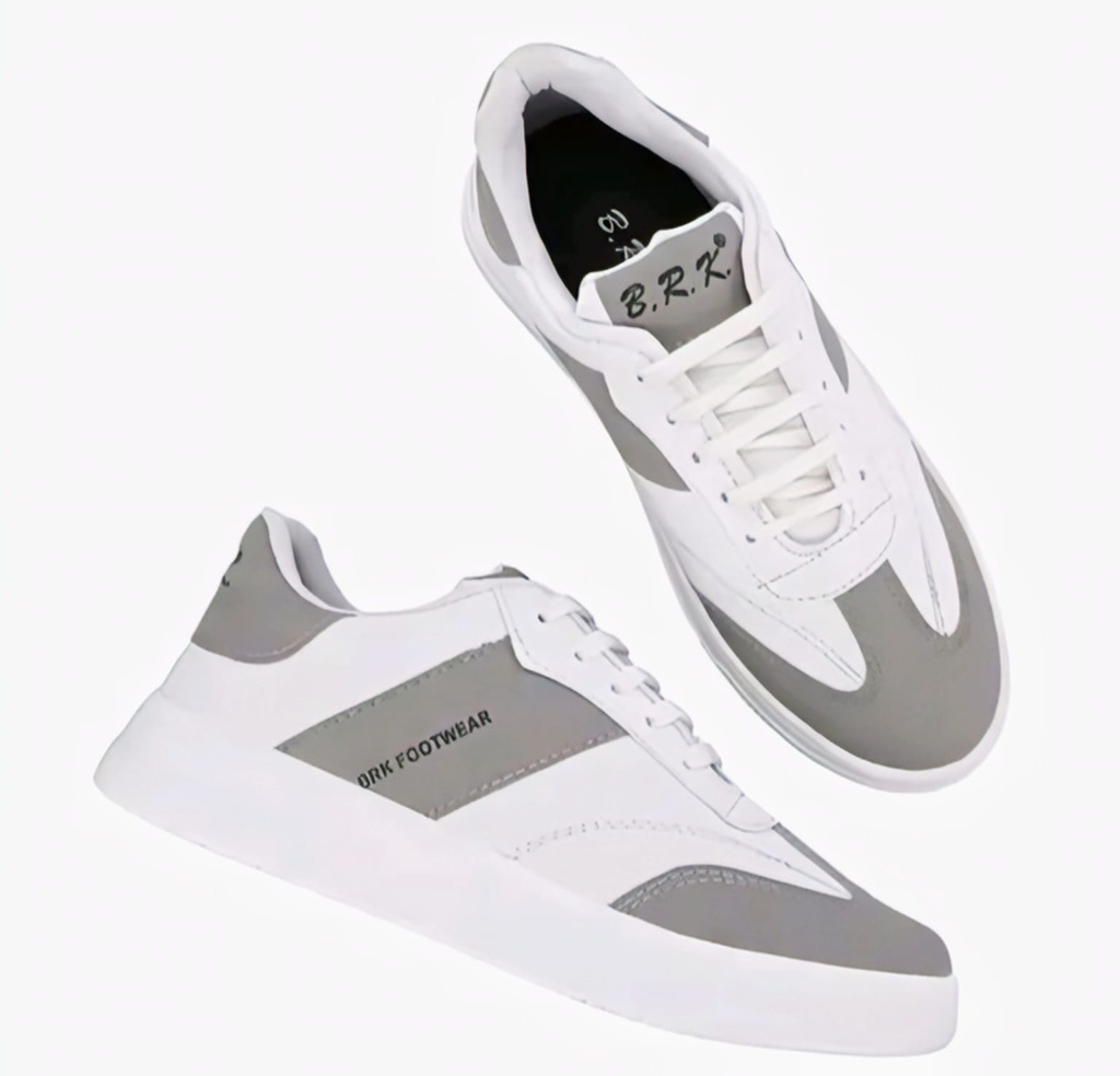 BRK Men White Grey Sneakers I (6)
