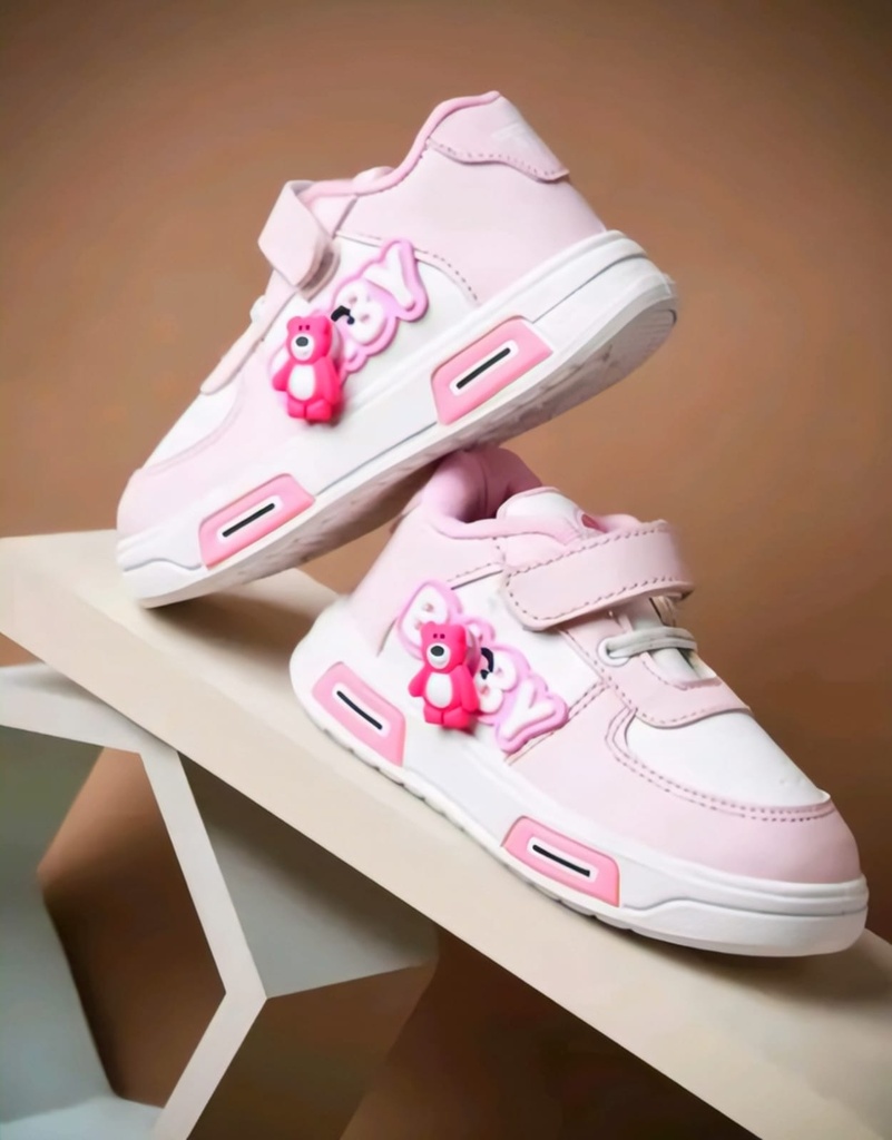 Pink Kids Anti-Skid Sneakers (2-3Y)