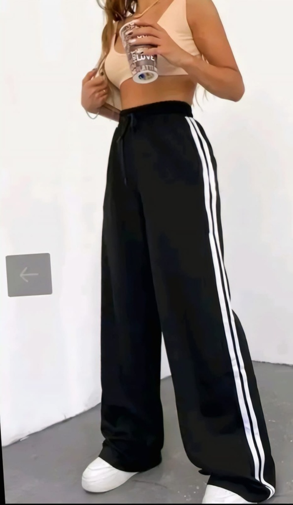 Women Wide Leg Trouser Pant (S)