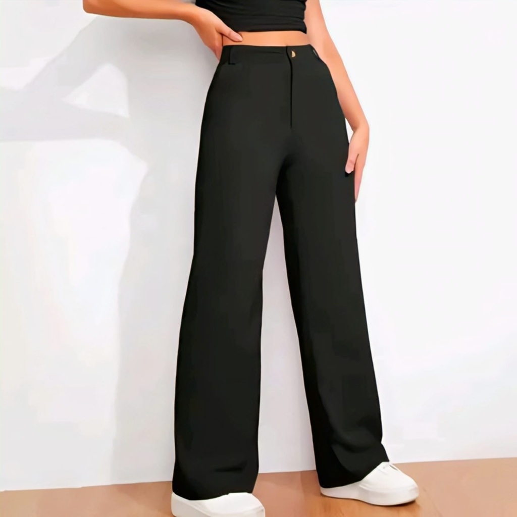 High-Waist Wide-Leg Women's Trouser (XS)