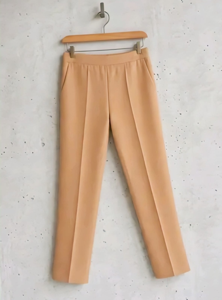 Women's Camel Pajama Trousers Pants (M)