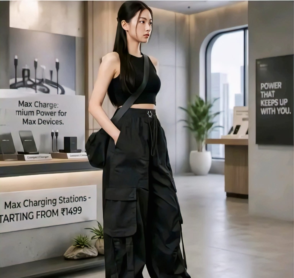 Cargo Pants Loose Fit Trousers III (S)