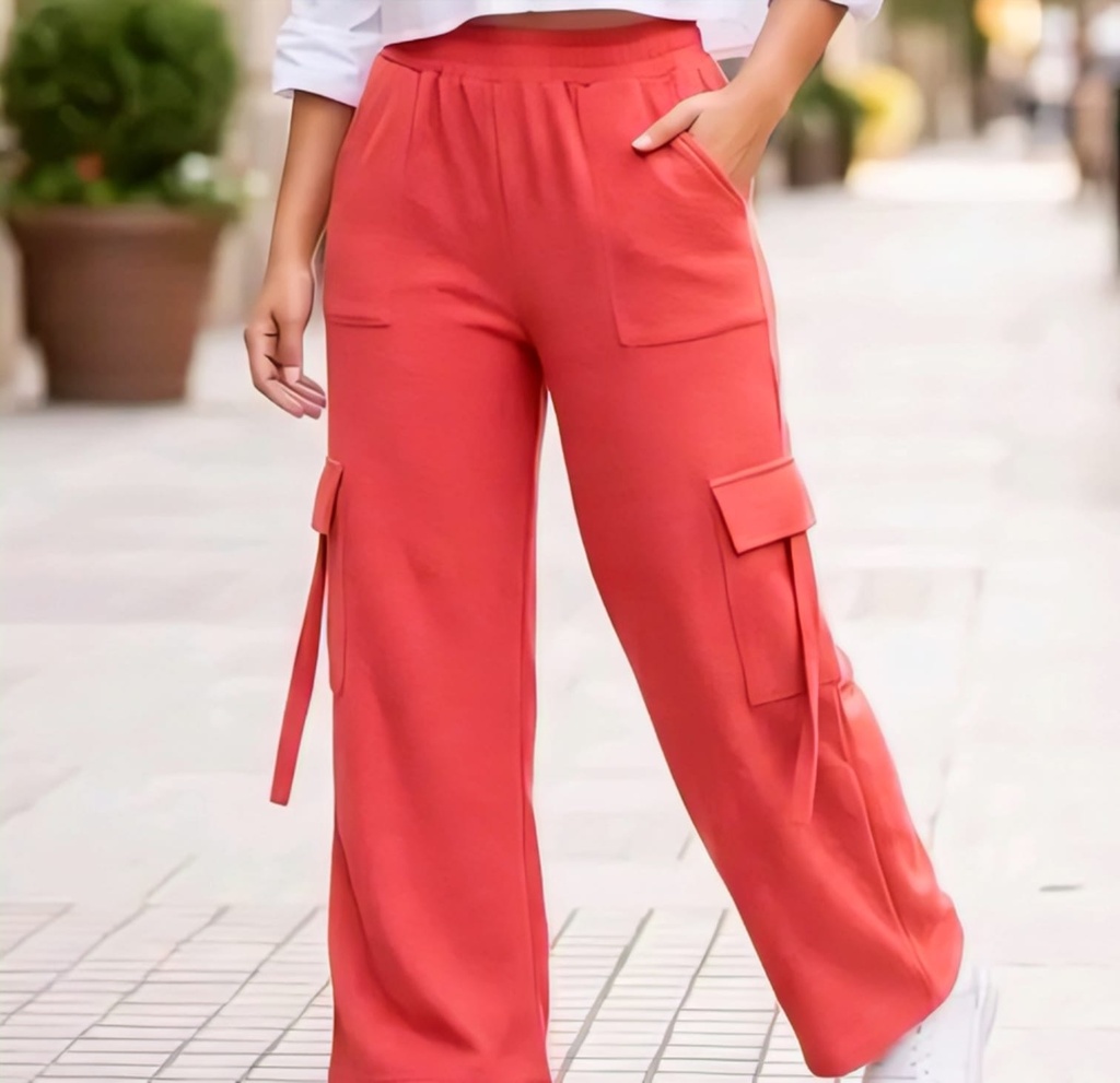Cargo Pants Women High Waist (XS)