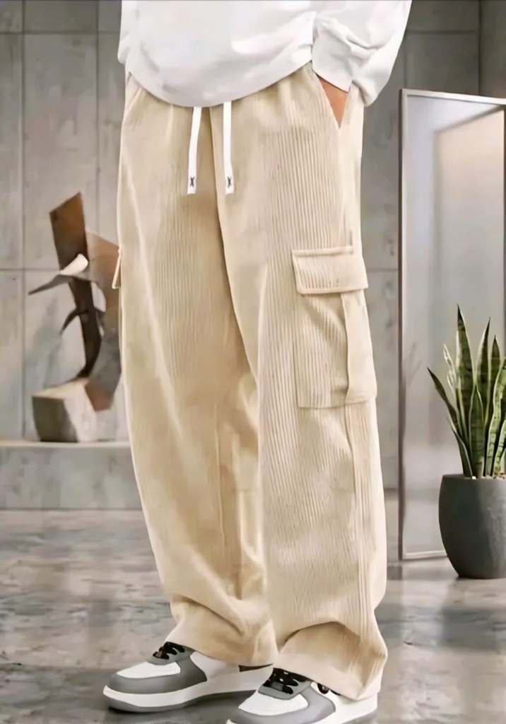 Men Loose Fit Cargo Pants I (S)