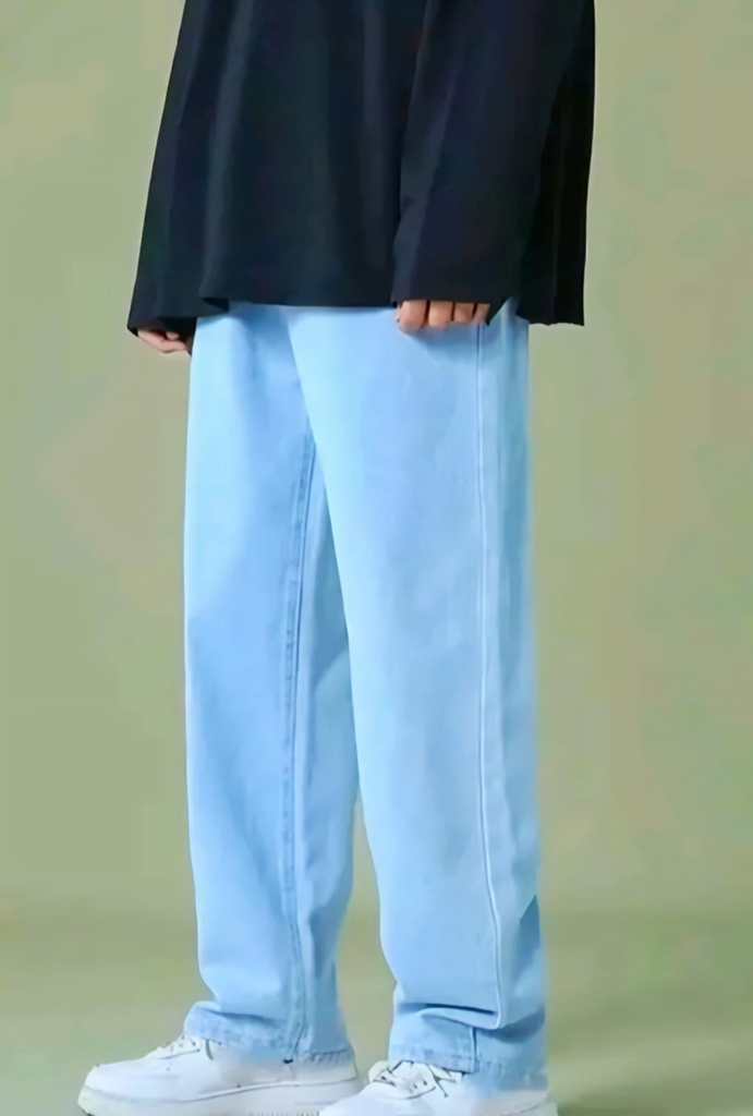 Light Blue Wide Leg Jeans (28)