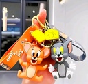Tom and Jerry Cute Keychain