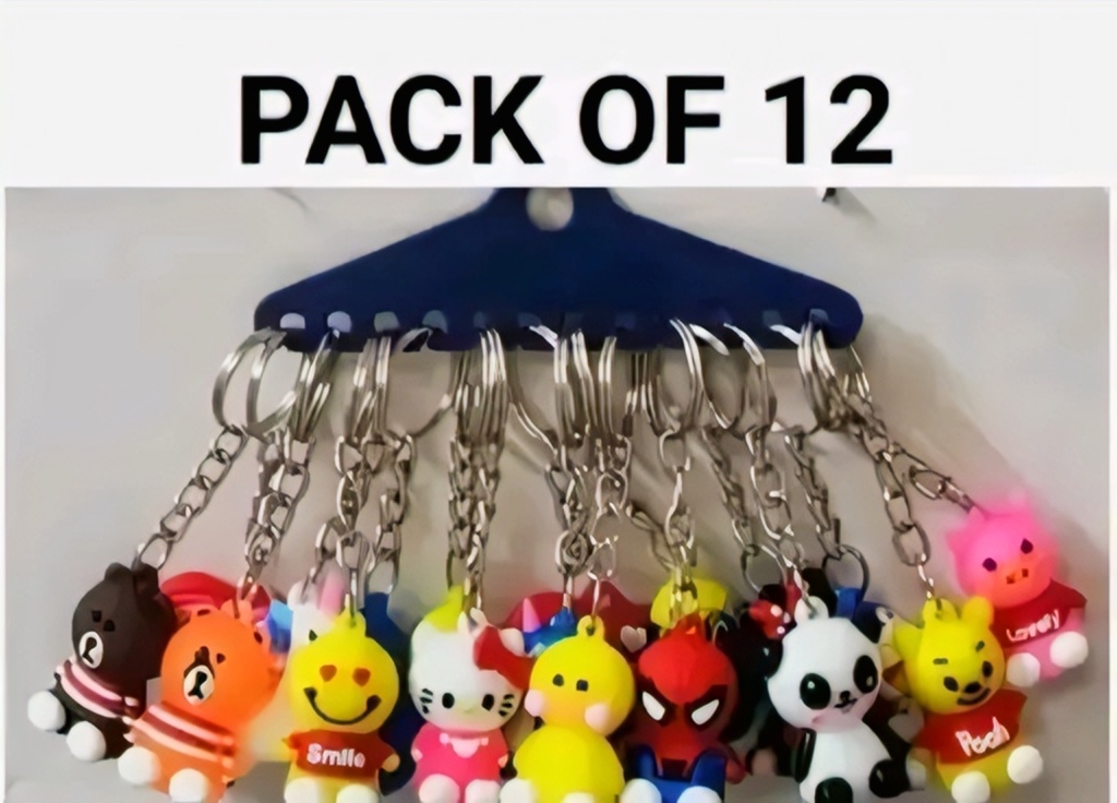 Cute Pack Of 12 Keychain
