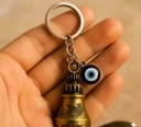 Guardian Bell Evil Eye Keychain