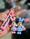Minnie Mouse Couple Keychain Ring II