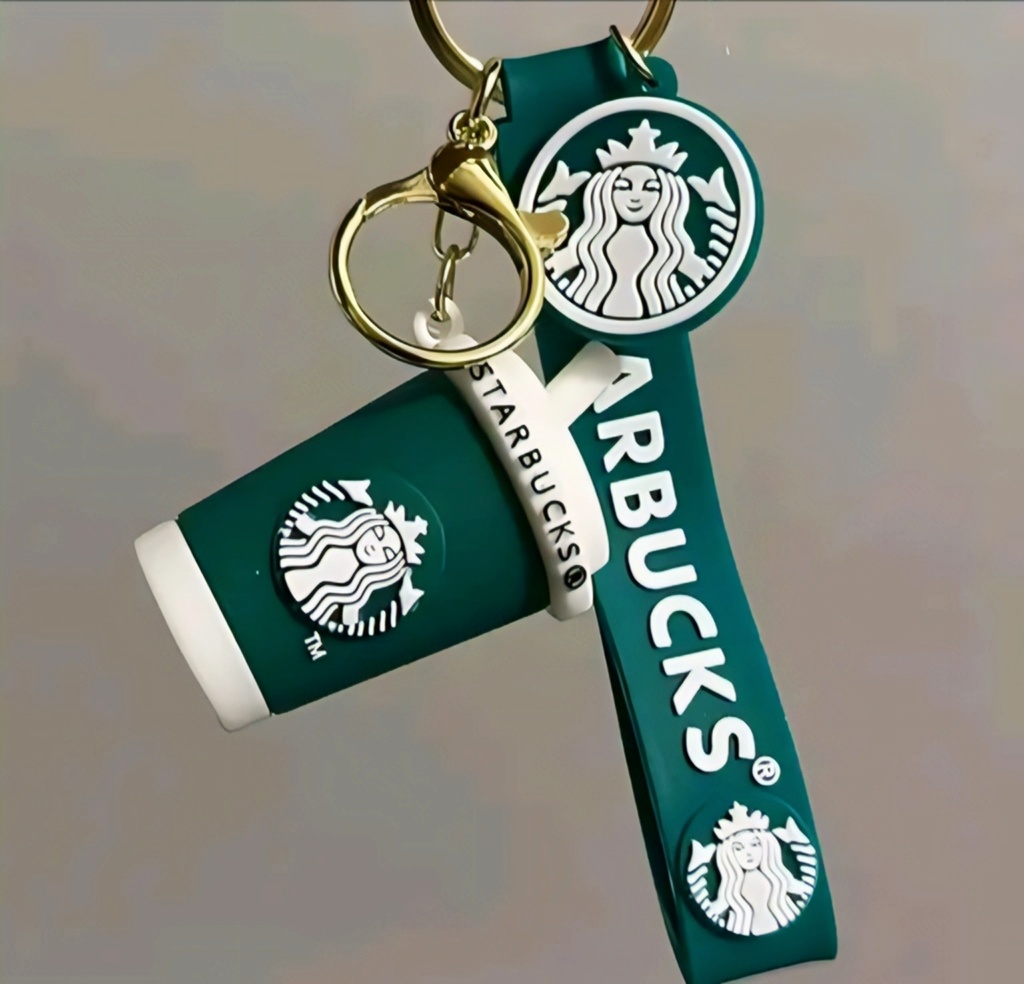 Starbucks Coffee Cup Keychain Charm