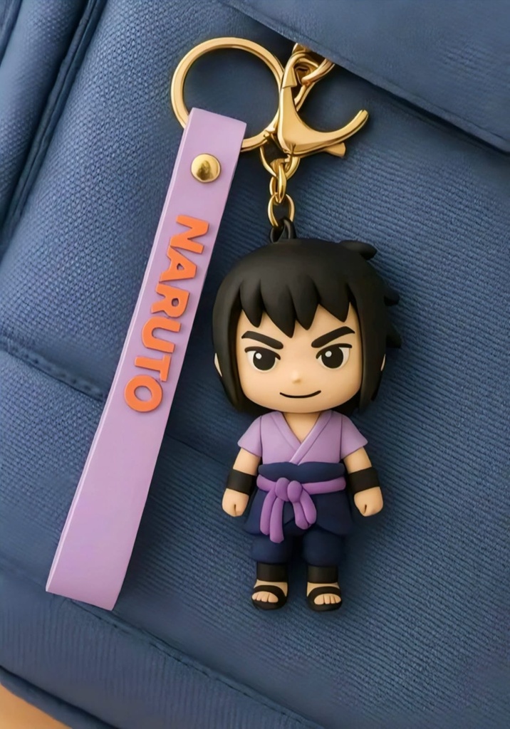 Sasuke Anime Keychain Strap Ring