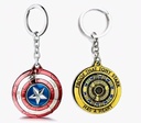 Iron Man Captain America Keychain