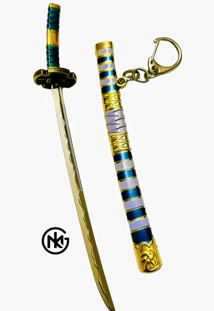 Metal Katana Sword Keychain