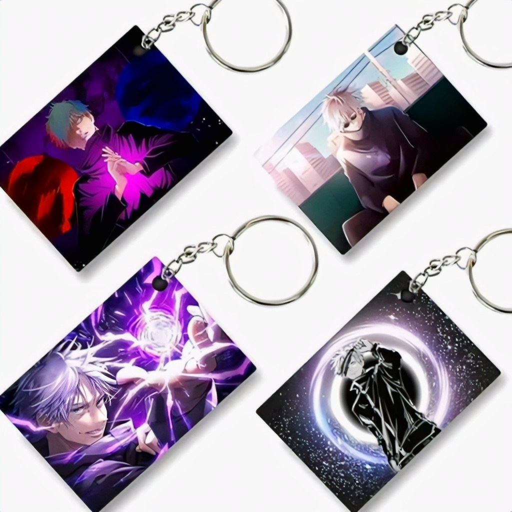 Satoru Gojo Anime Keychain Set