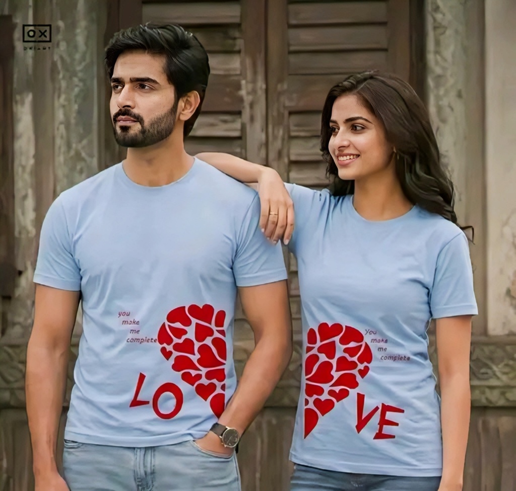 Couple T-Shirt Matching Combo Set VI