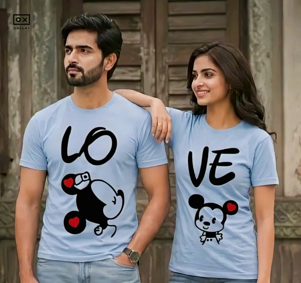 Couple T-Shirt Matching Combo Set VIII