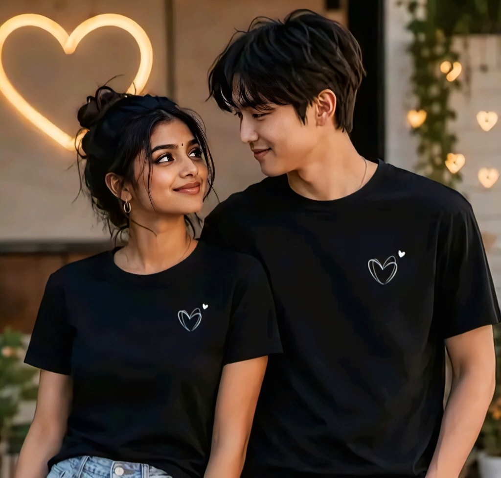 Couple T Shirt Combo Set