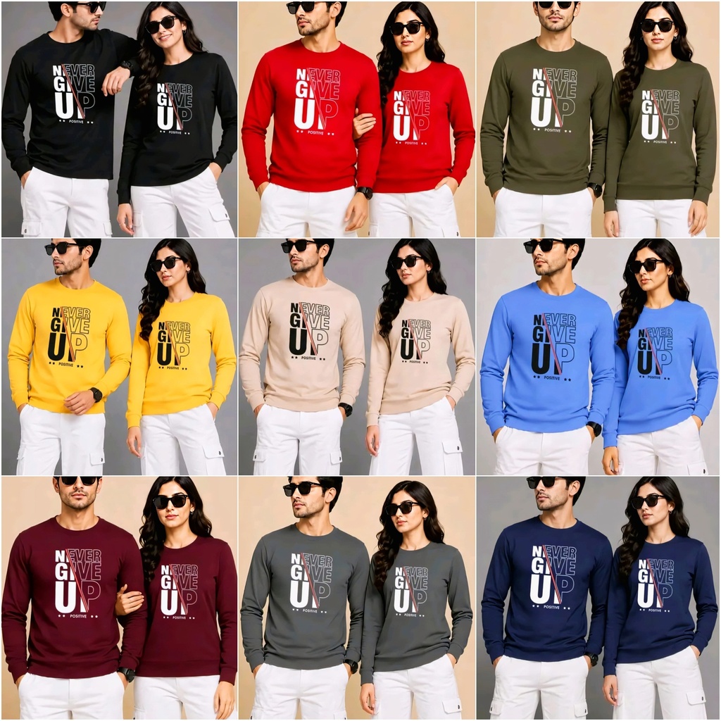 Couple Sweatshirt Matching Outfit Set