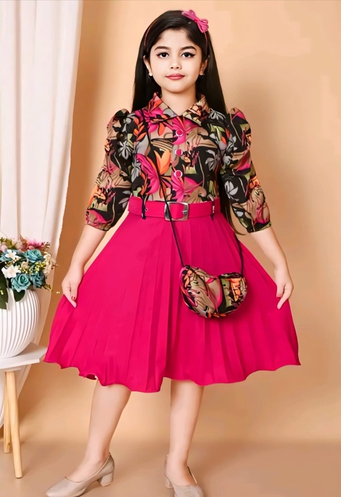 Girls Frock Kids Western Dress I