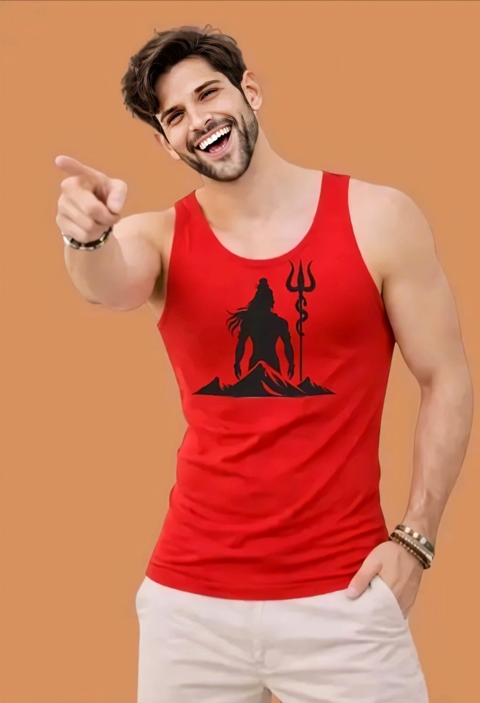 Men's Lord Shiva Sando Vest (M)