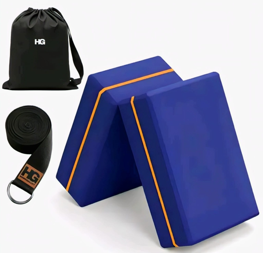 Yoga Block Set With Strap