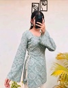 Short Cotton Angrakha Kurti Tunic
