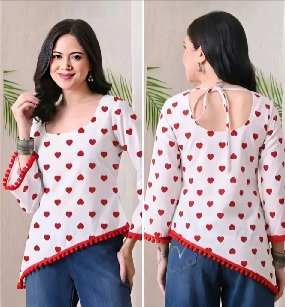 Women Stylish Short Kurti Top