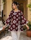 Women Short Cotton Kurti Top