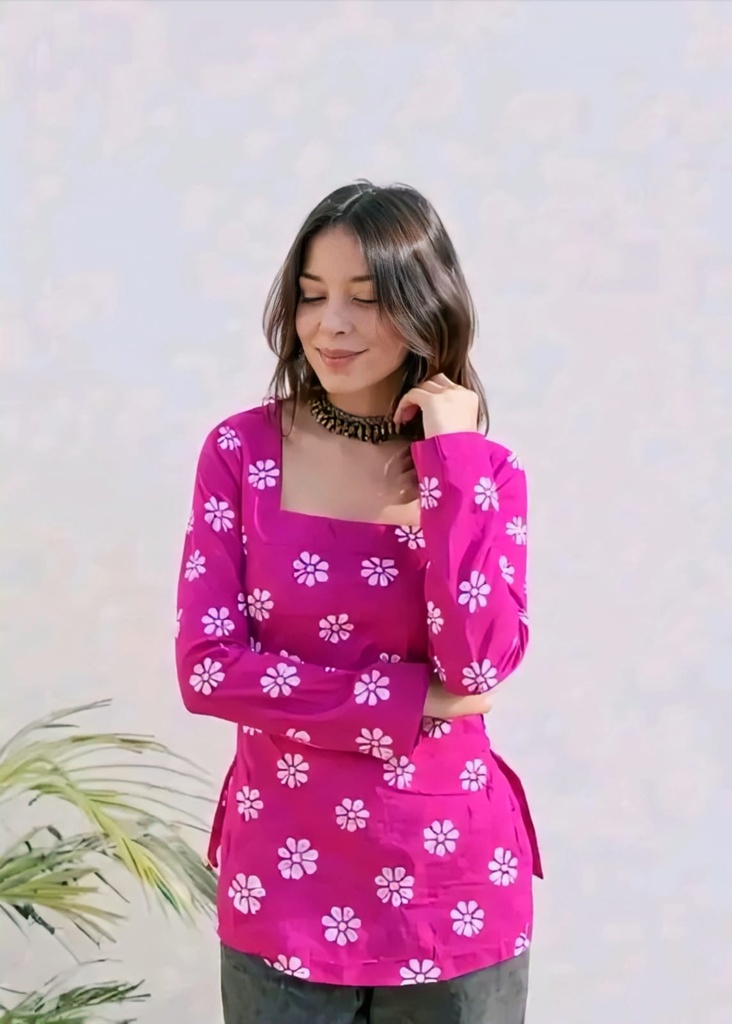 Women Cotton Short Kurti