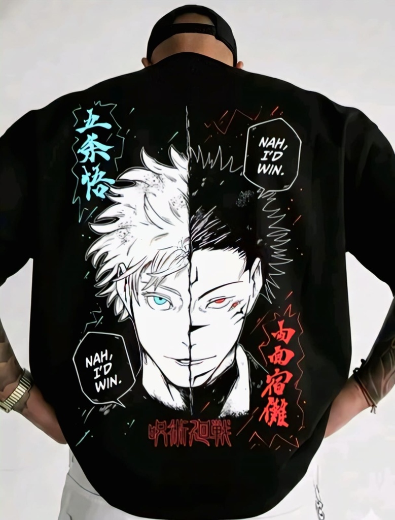 Anime T Shirt Oversized Cotton
