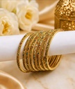 Traditional Stone Studded Bangles