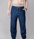 Men Casual Denim Elasticated Pant