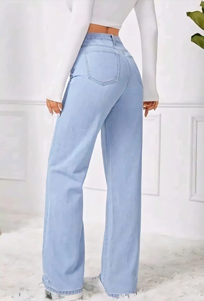 High Waist Wide Leg Jeans