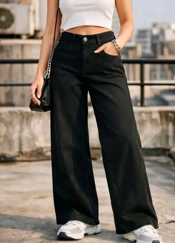 High Waist Wide Leg Pant