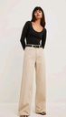 Women High Waist Wide Pant