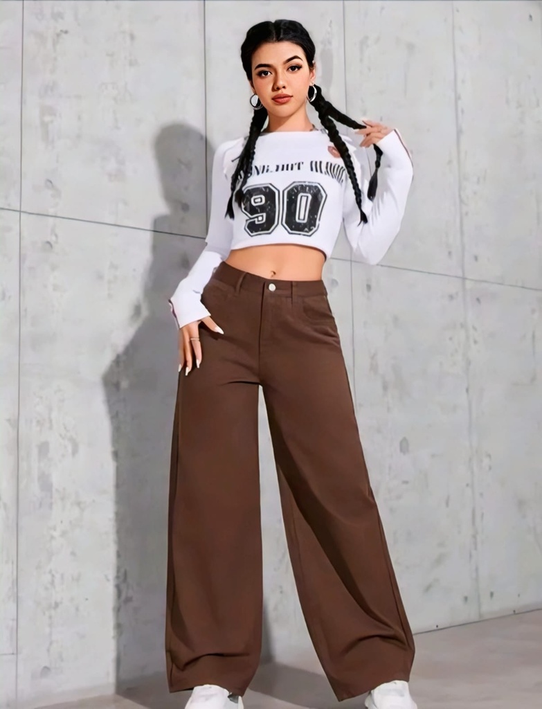 Wide Leg High Waist Jeans