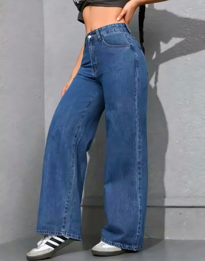 High Waist Wide Leg Jeans